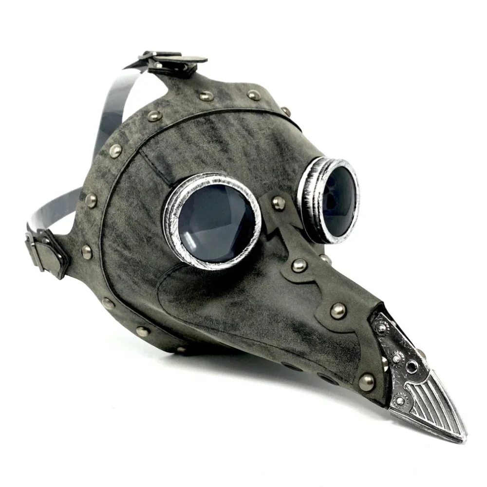 Steampunk Plague Doctor Mask, Long Nose Halloween Masquerade Party Masks